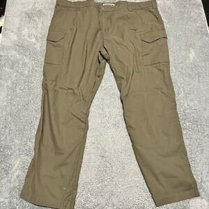 First Tactical Pants Mens 52 (52x33) Green Cargo Straight Fit Ripstop